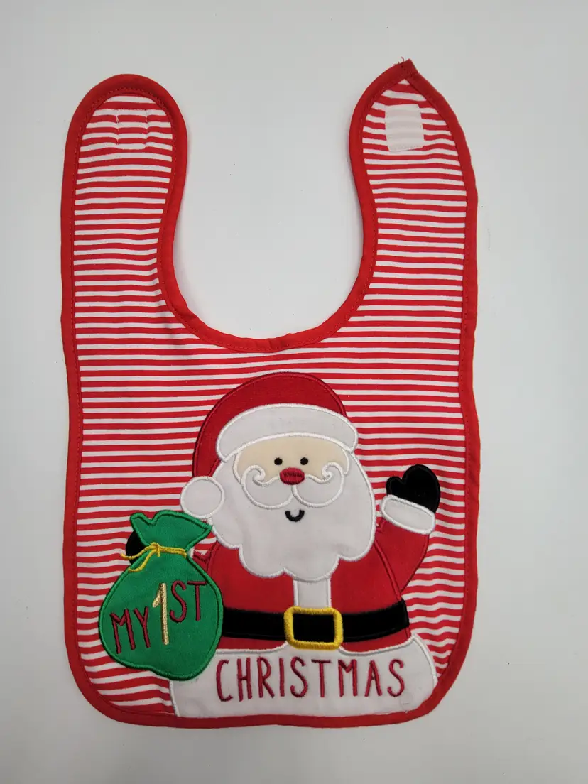 Lightning Bug Baby Bib My 1st Christmas Belk Dept Store