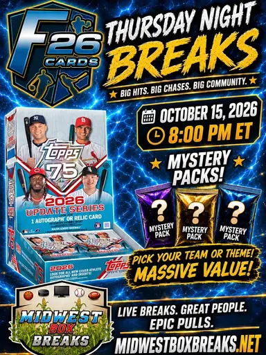 F-26 Cards - Thursday Night Breaks