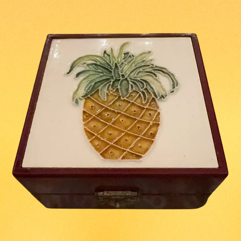 Pineapple Wooden Box