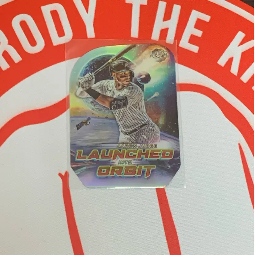 2023 Topps Chrome Cosmic Launched Into Orbit Aaron Judge