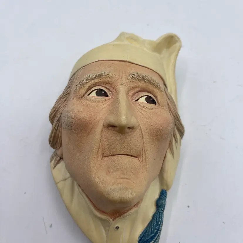 Vintage Bossons Chalkware "SCROOGE" Wall Sculpture England