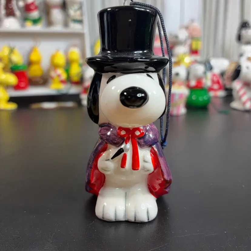 #13 - Vintage Japan Peanuts Ornament Snoopy The Magician