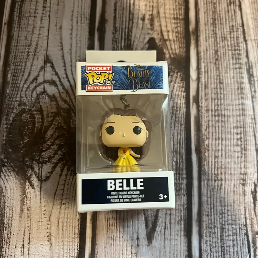 Funko Pocket Pop! Keychain Beauty And The Beast Belle Disney NEW
