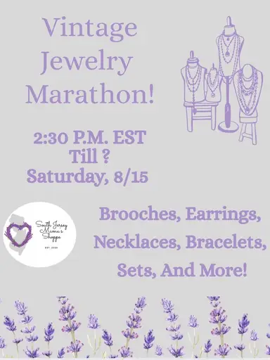 Vintage Jewelry Marathon Saturday 