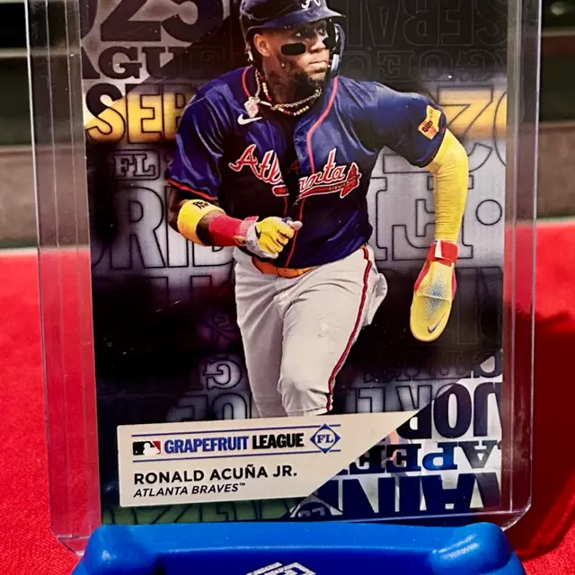 2025 Topps Series 1 - Training Grounds Ronald Acuña Jr. #TG-16