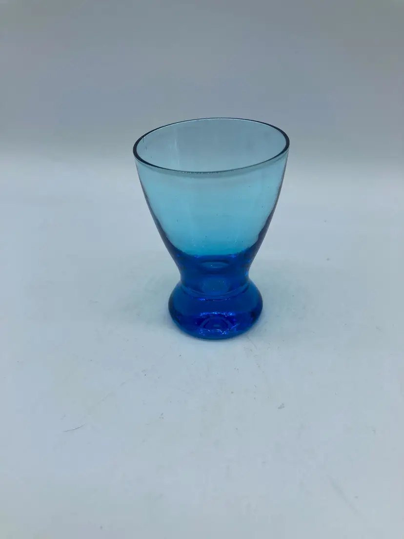 Blue Footed Bottom Shot Glass