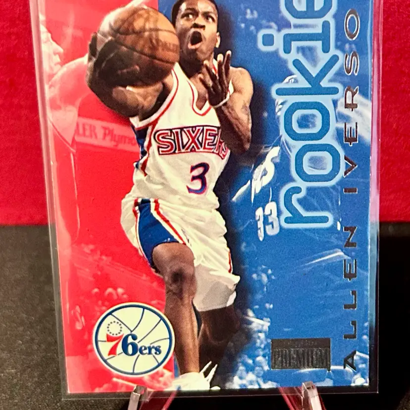 1996-97 Skybox Premium - Rookie Allen Iverson #216 (RC)