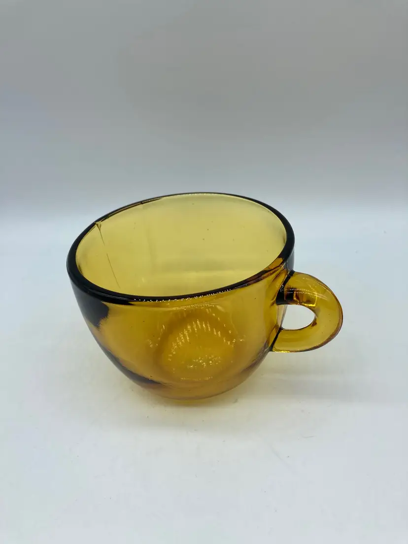 Vintage Amber Tea cup