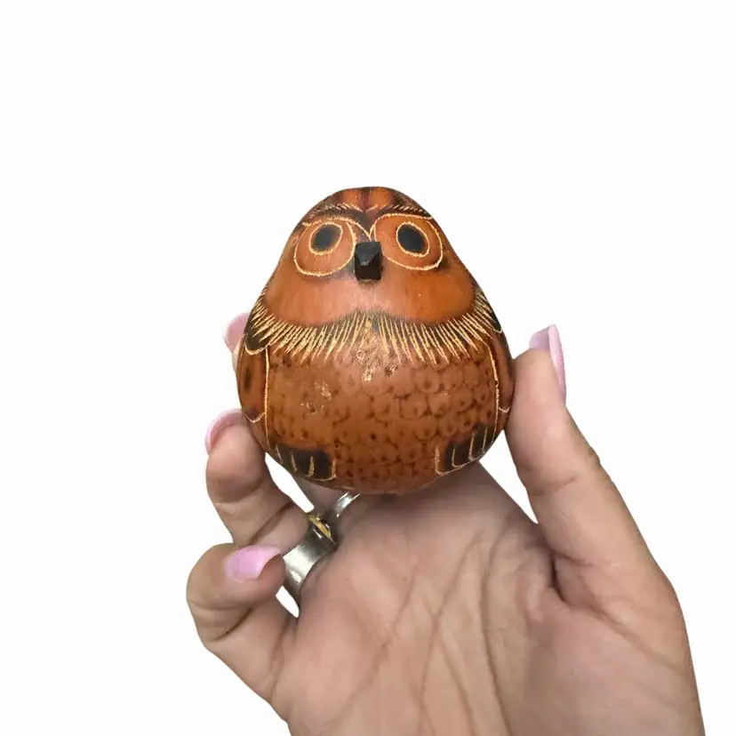 Taller Medium Owl Gourd