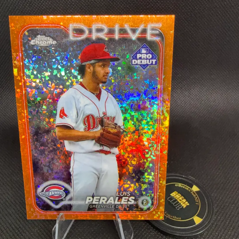 Luis Perales 2024 Pro Debut Orange Mini-Diamond Refractor /25 Boston Red Sox
