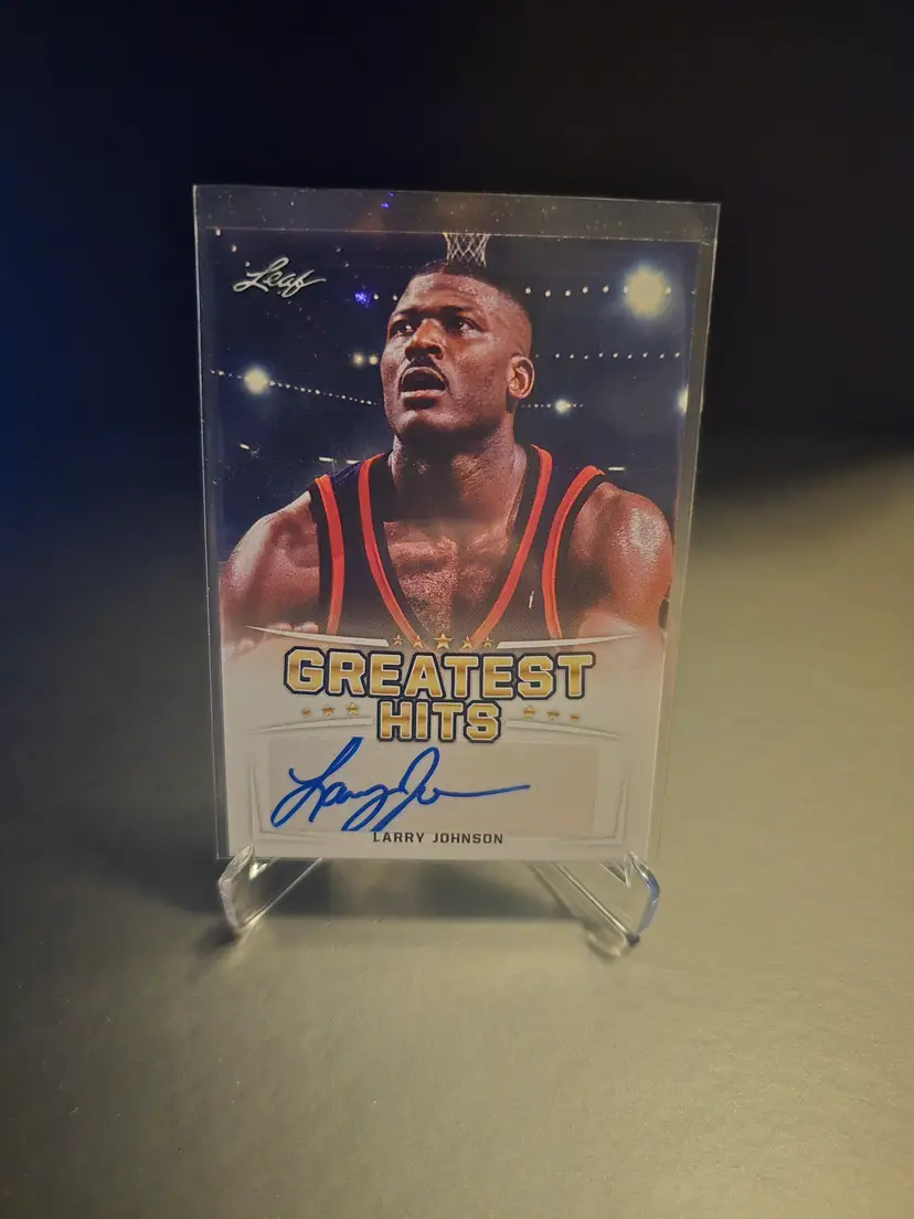 Larry Johnson - 2016 Leaf Greatest Hits Autograph