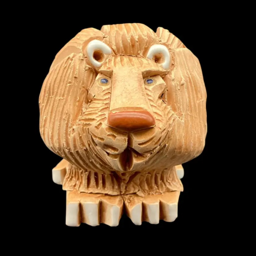 25 - Vintage Artisania Rinconada Small Lion Uruguay 1