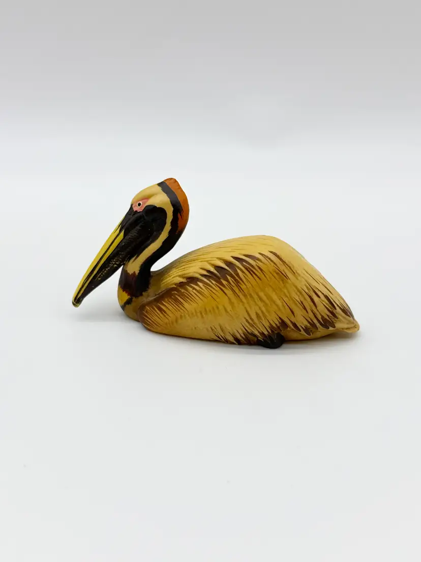 Anri Italy PELICAN Wildlife Collection Hand Crafted Duck Decoy