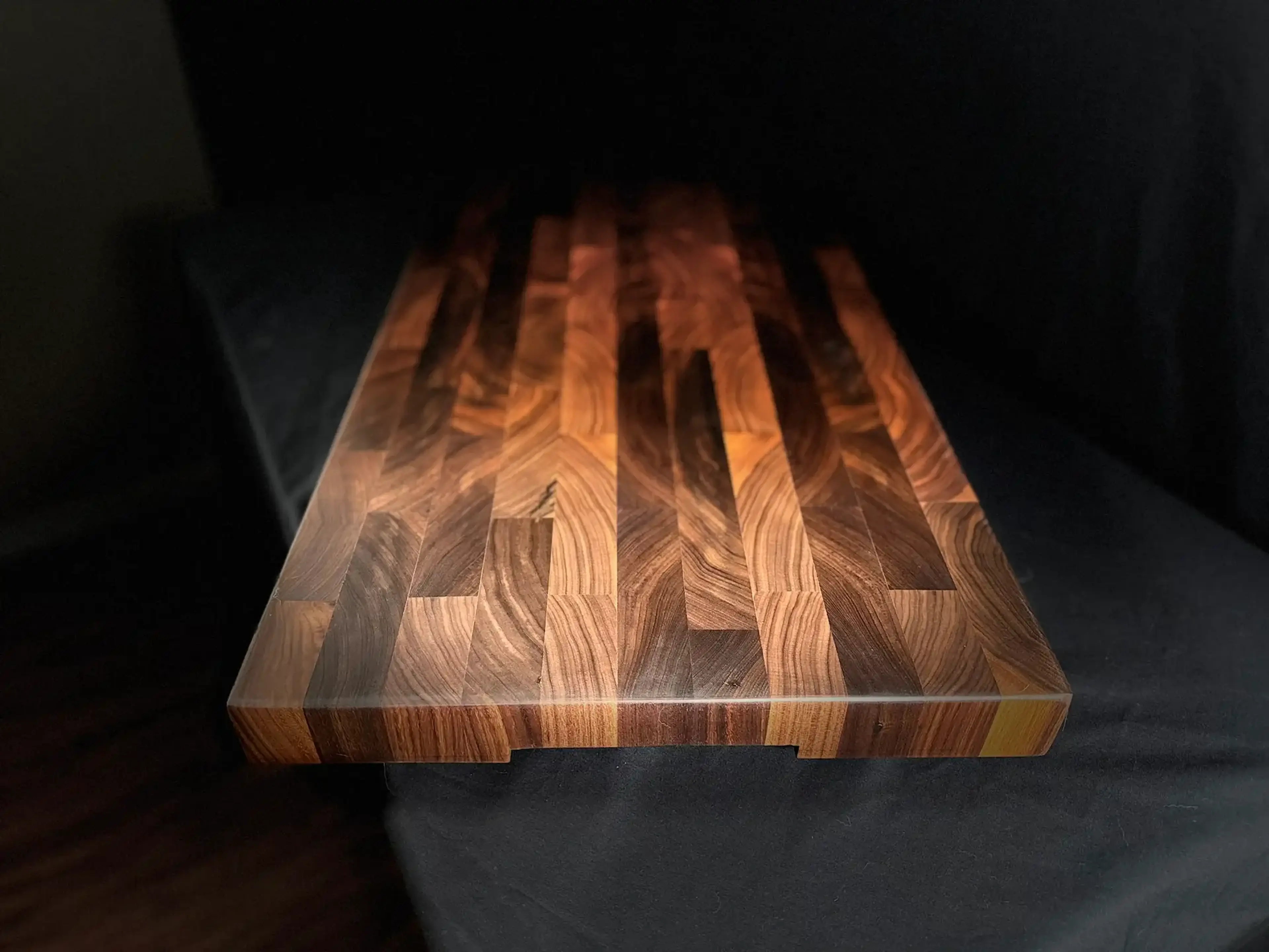End-grain Walnut Butcher Block Cutting Board
