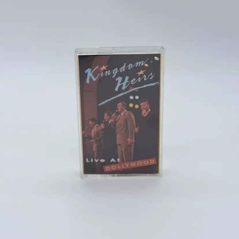 Kingdom Heirs “Live At Dollywood” Original Gospel Cassette Vtg. 1990 1st Edition