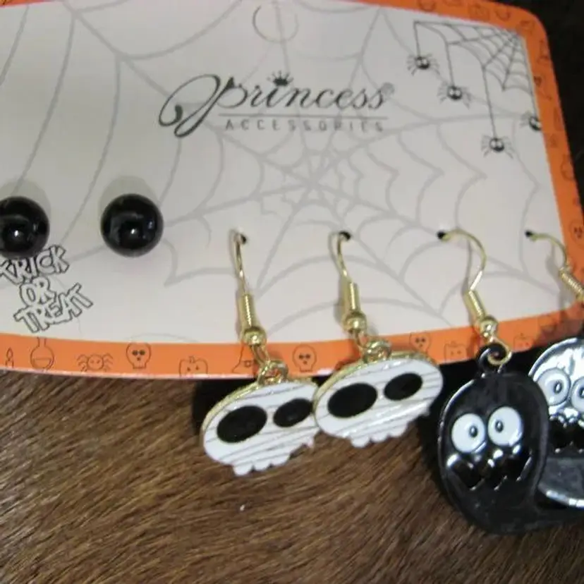 HALLOWEEN EARRINGS AND BRACELET NIP