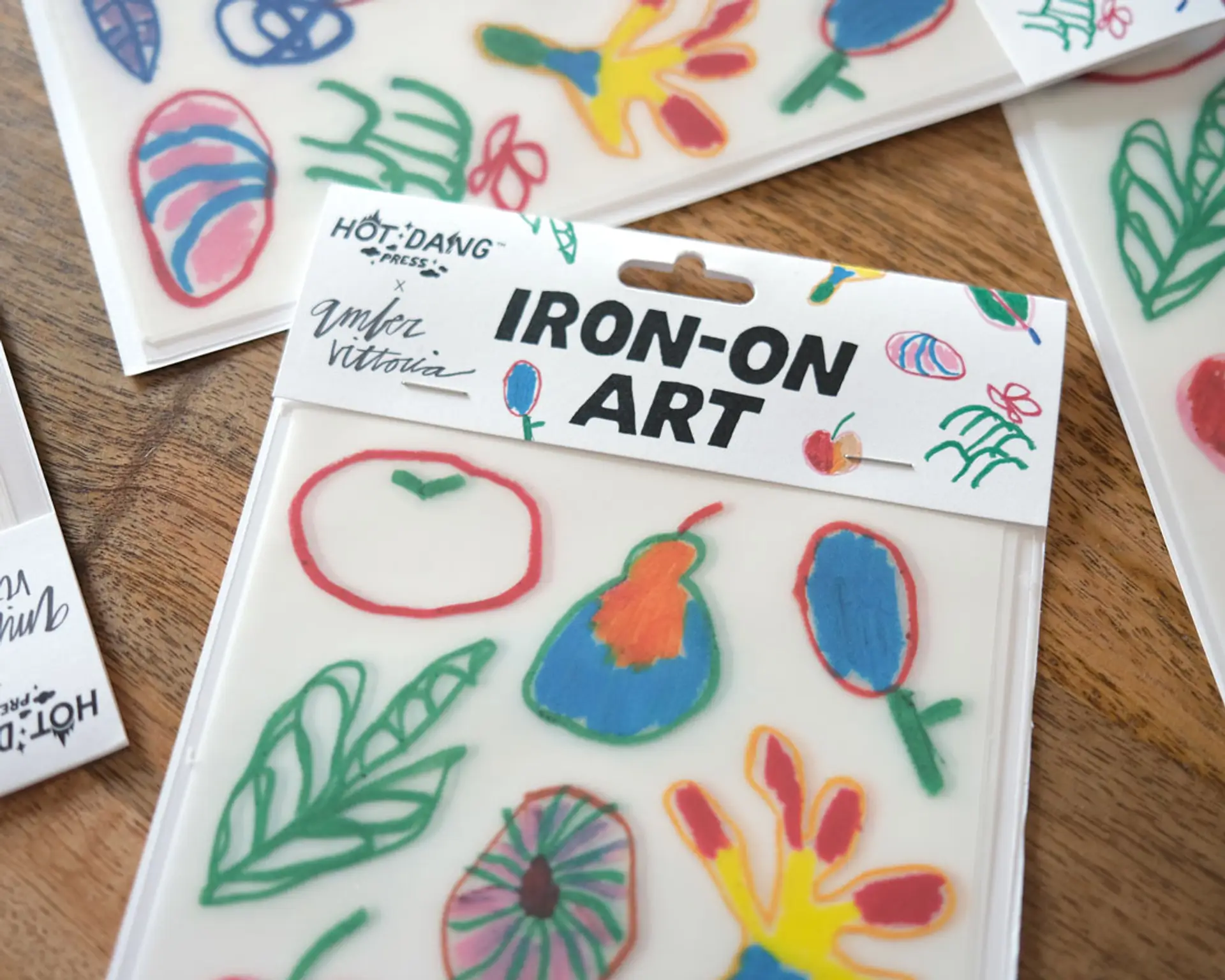 Hot Dang Press - Iron-on art design 2