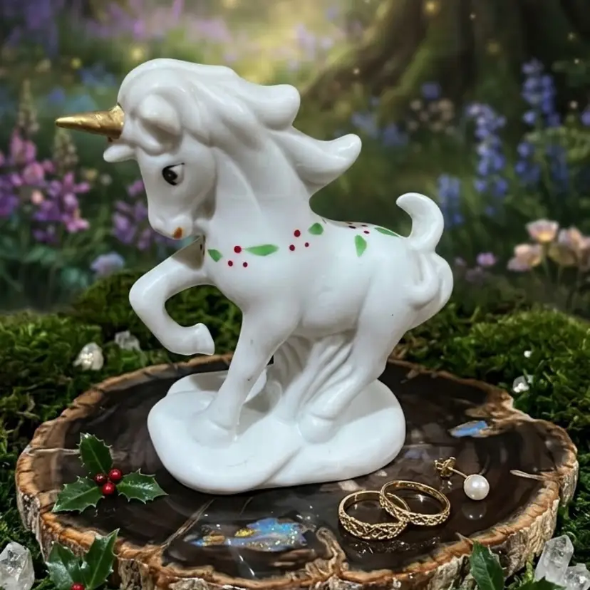 15. Bisque Porcelain Unicorn