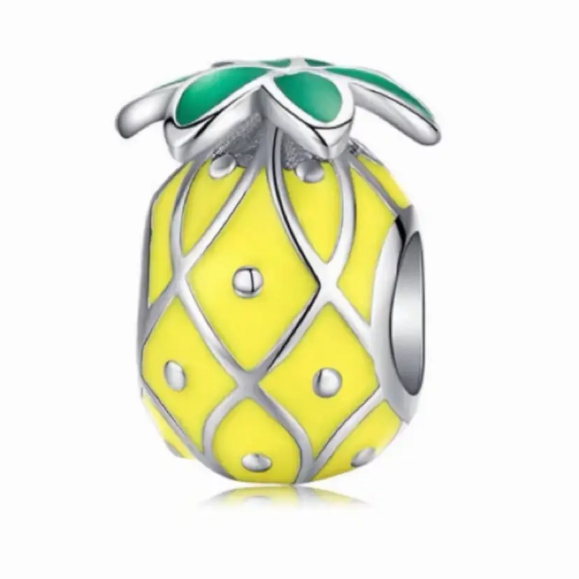 Pineapple Fruit European Charm - Collectible Limited Edition