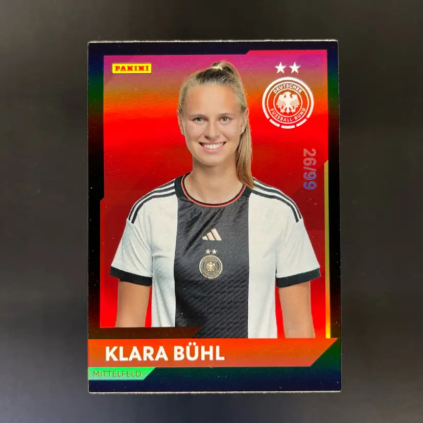 Klara Buhl 2023 Panini Germany Team Set /99 Germany Soccer Card