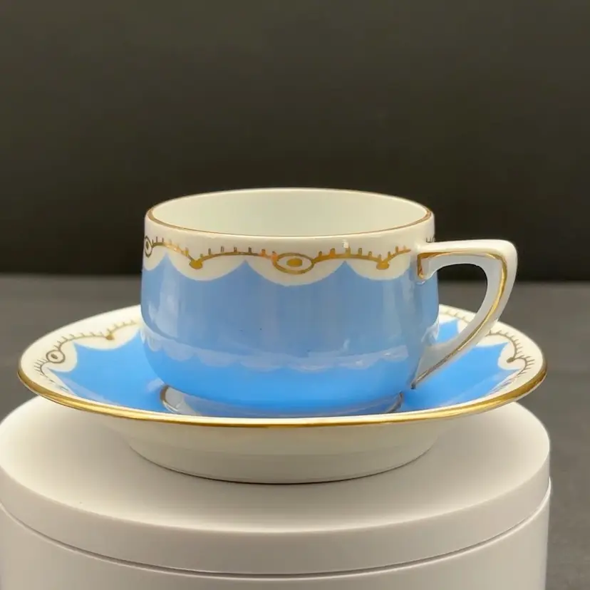 Sontag & Söhne demitasse Teacup and Saucer Set