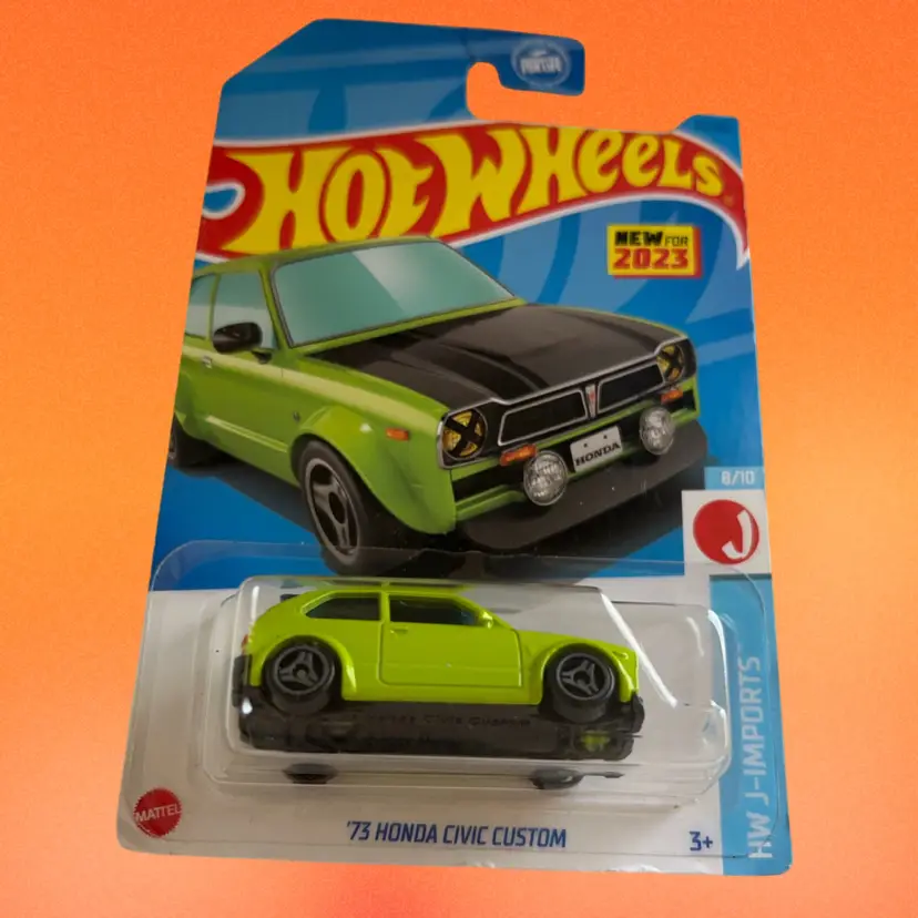 Hot wheels 73 Honda Civic custom HWJ imports 8/10