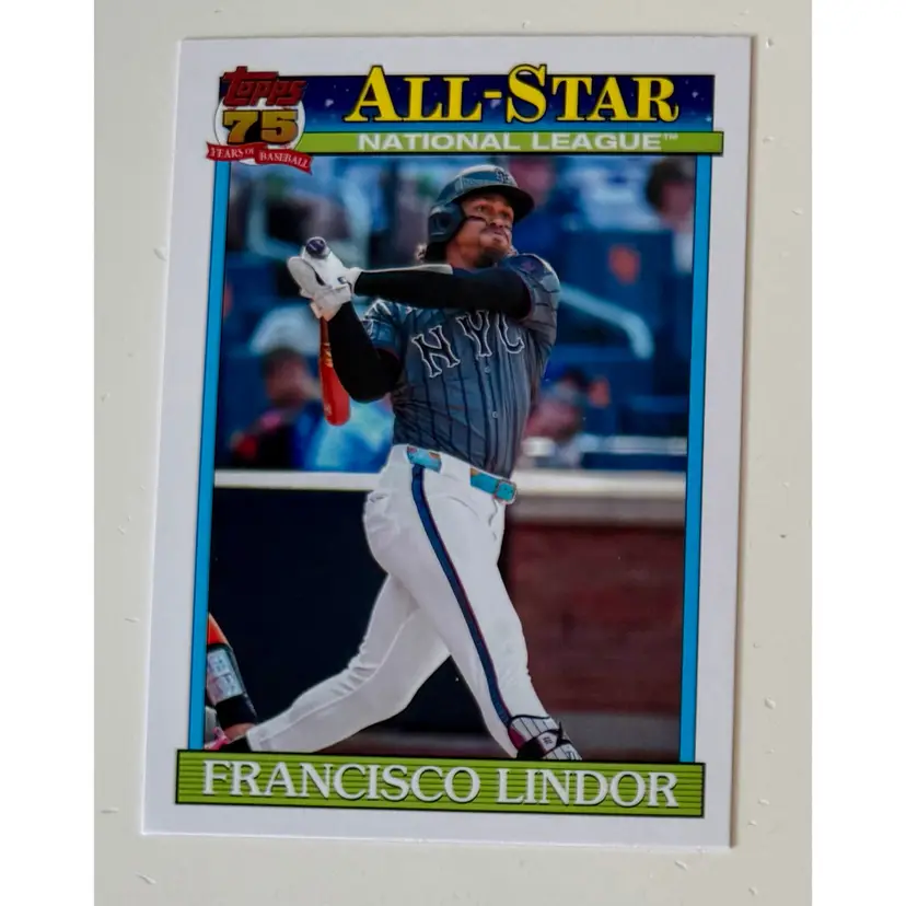 Francisco Lindor 1991 Topps All Star New York Mets