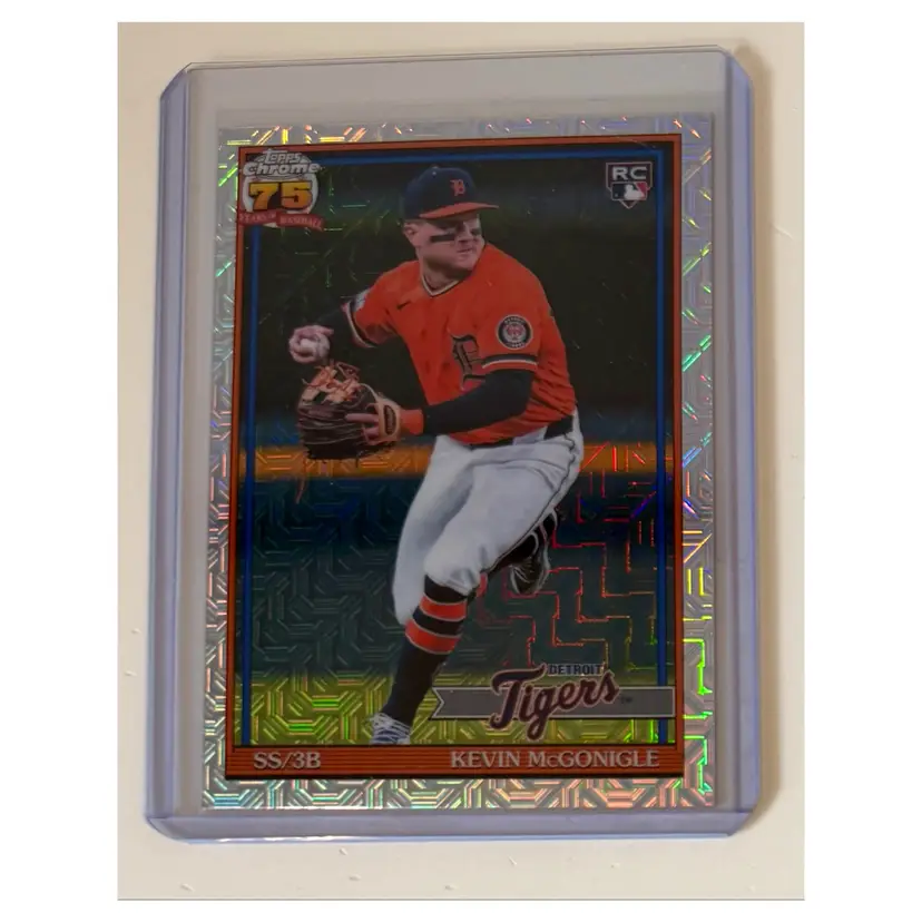Kevin McGonigle RC 1991 Topps Silver Pack Detroit Tigers