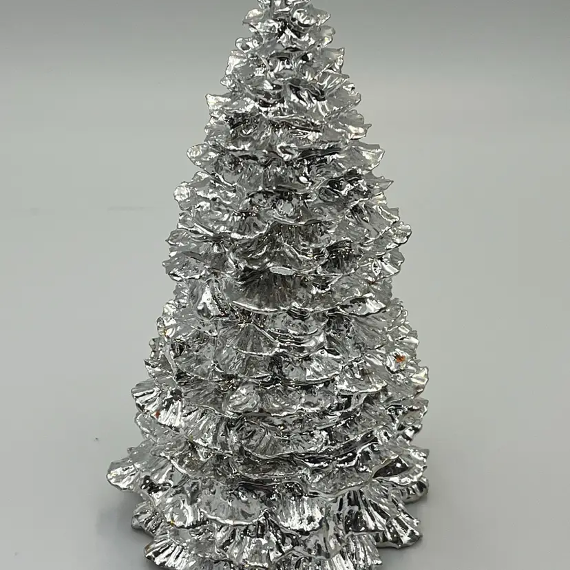 Silver Plated Christmas Tree