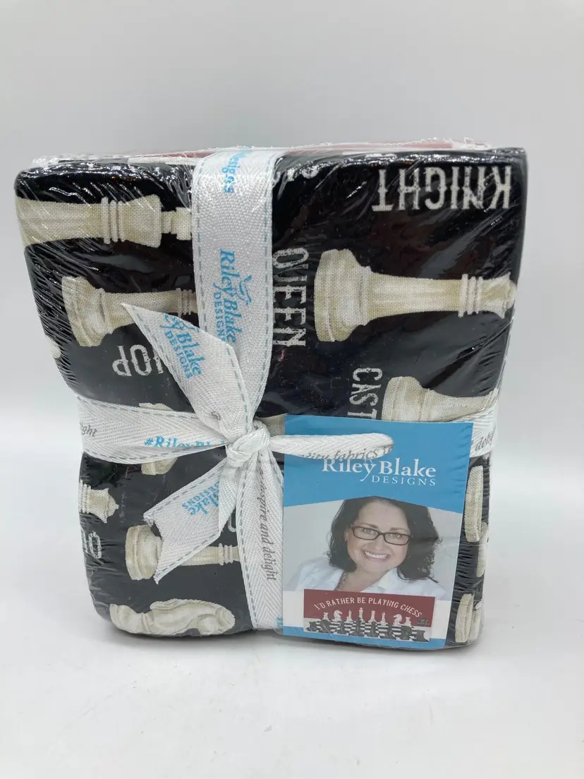 I'd Rather be Playing Chess, Riley Blake 12 Fat Quarter Fabrics