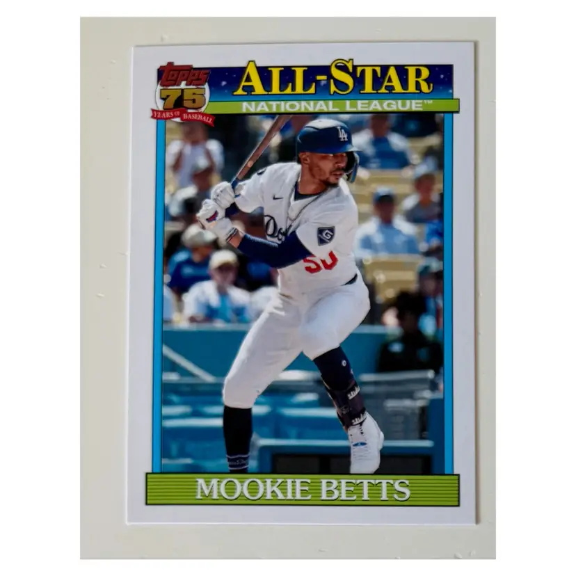 Mookie Betts 1991 Topps All Star Los Angeles Dodgers