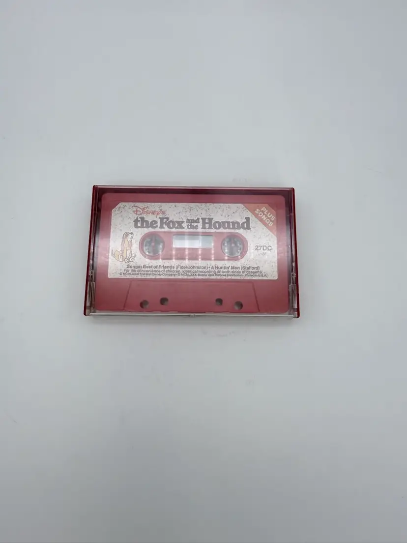 1981 Walt Disney Storyteller Cassette Tape Fox And The Hound 27-DC