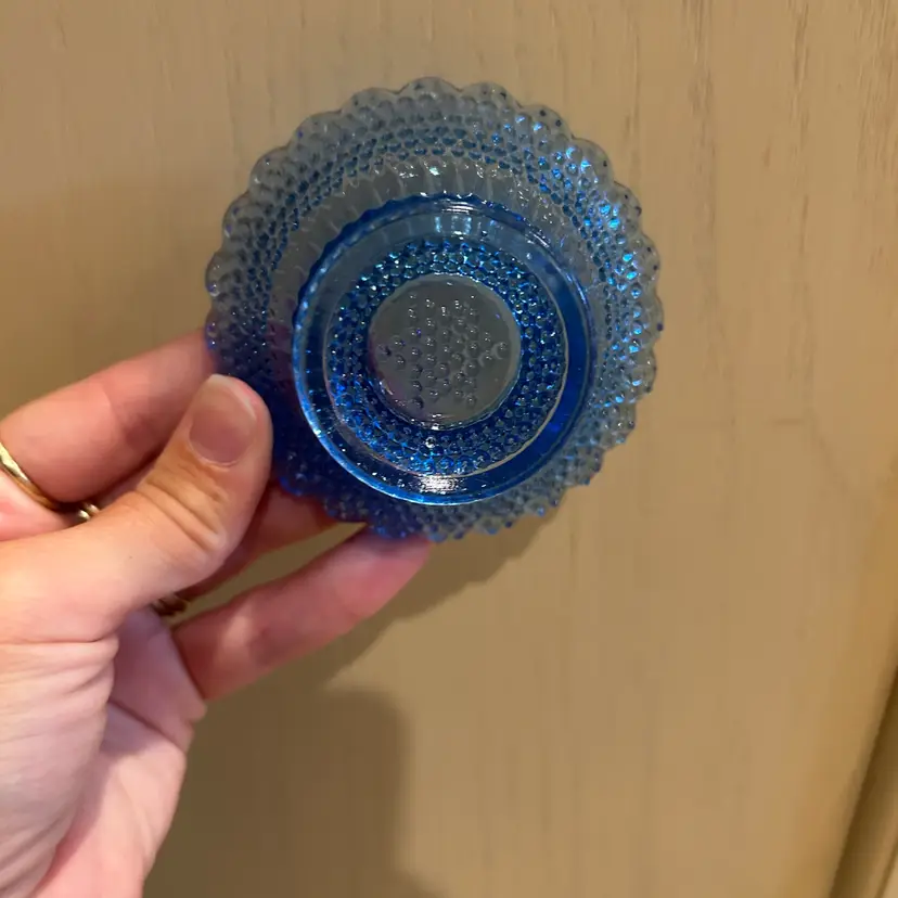 Blue Glass Dish