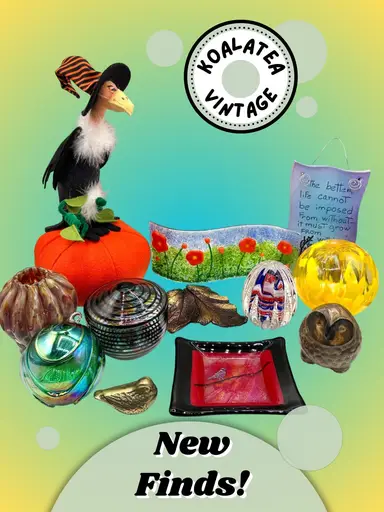 New Finds! Glass, Pottery, & More! w/ Koalatea Vintage 🐨