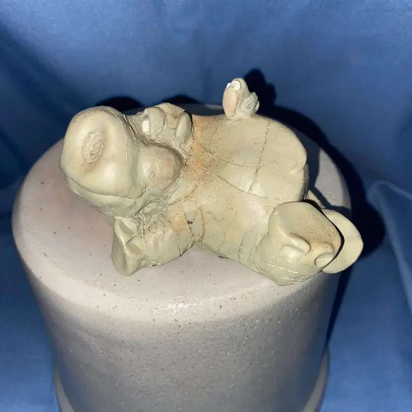 Derpy Hippo With Bird On Back