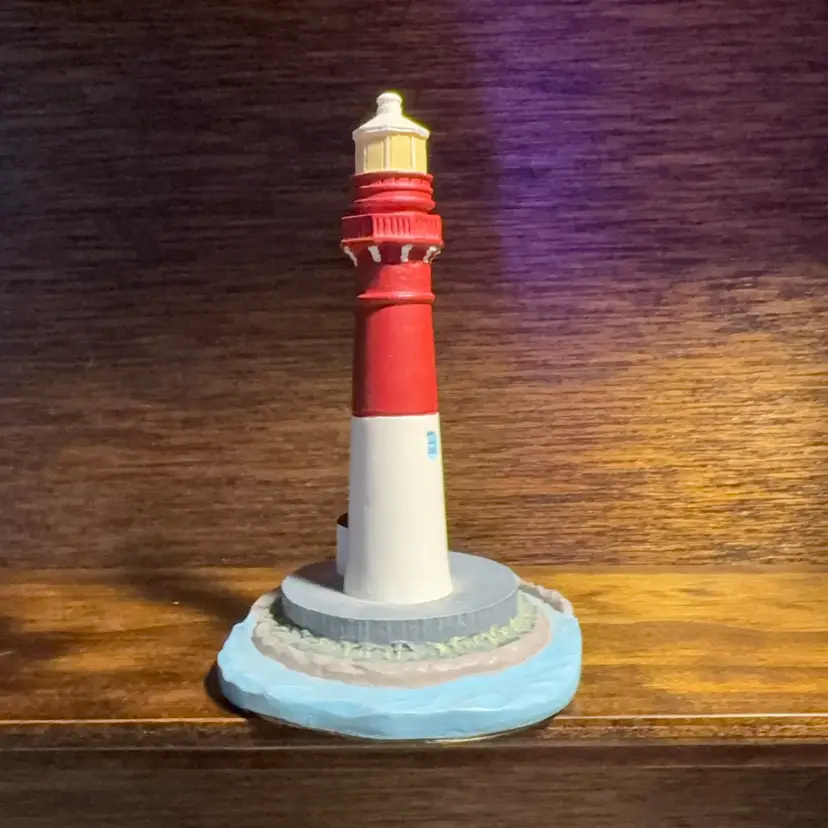 323. Barnegat Lighthouse Miniature Figurine - Spoontique Collectibles - Old Barney - New Jersey