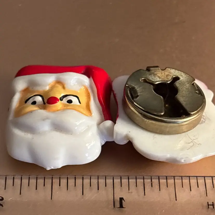 Santa Button Covers