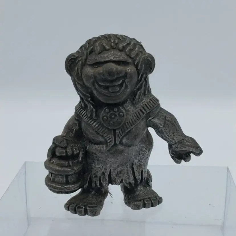 Vintage Tinn-Per Norway Troll /Gnome 2.5" T, Pewter Figurine #4