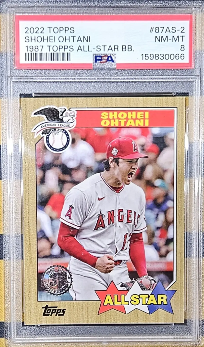 2022 Topps 1987 All Star Shohei Ohtani PSA 8 NM-MT