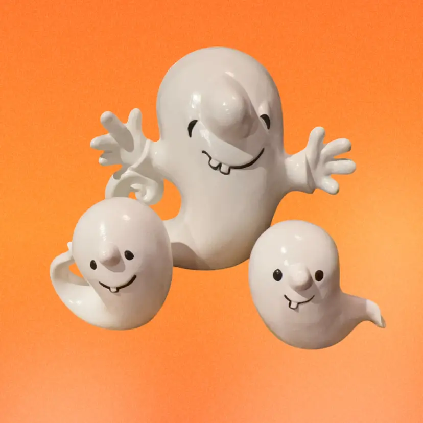 Bootiful Ghost Family! Ceramic Gare 1981