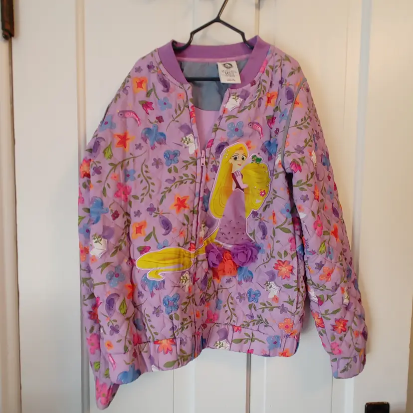 Kids- Brand: Disney EU Size 9/10. Rapunzel Jacket. Material: 100% polyester. No callouts.