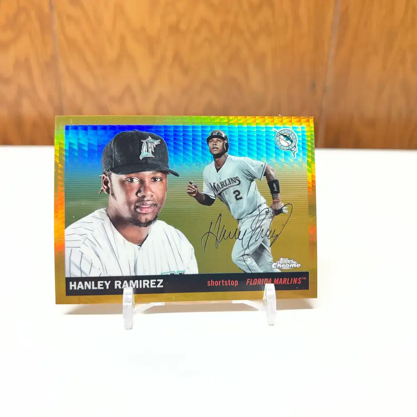 Hanley Ramirez Gold Prism Refractor SSP - 2025 Topps Chrome Platinum Anniversary