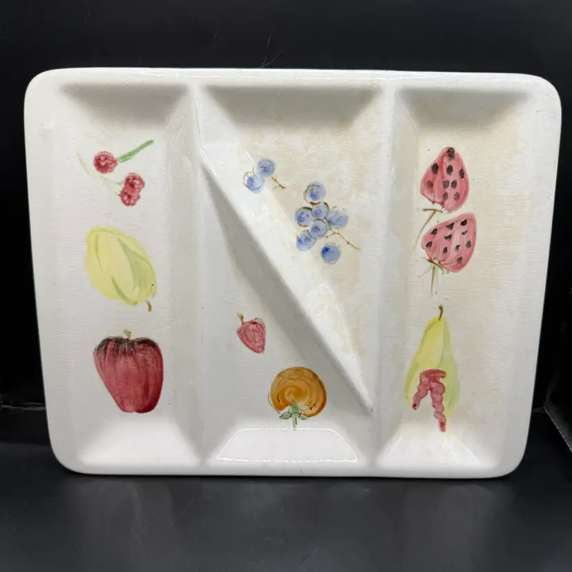 MCM Japan Divided Fruit Serving Tray 11x8”