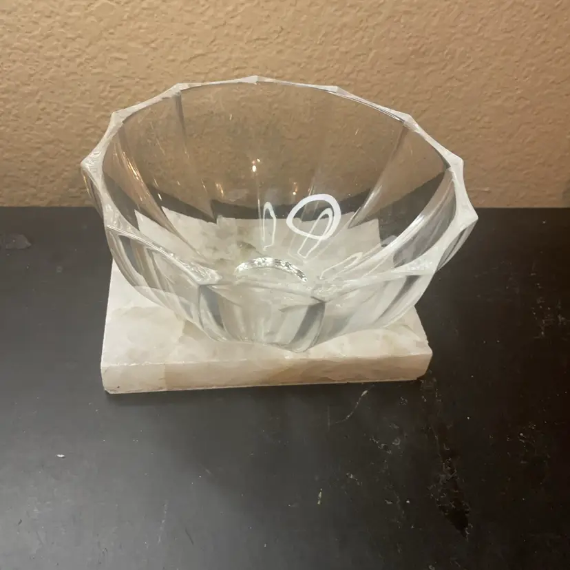 Waterford Crystal 6” Faceted Bowl