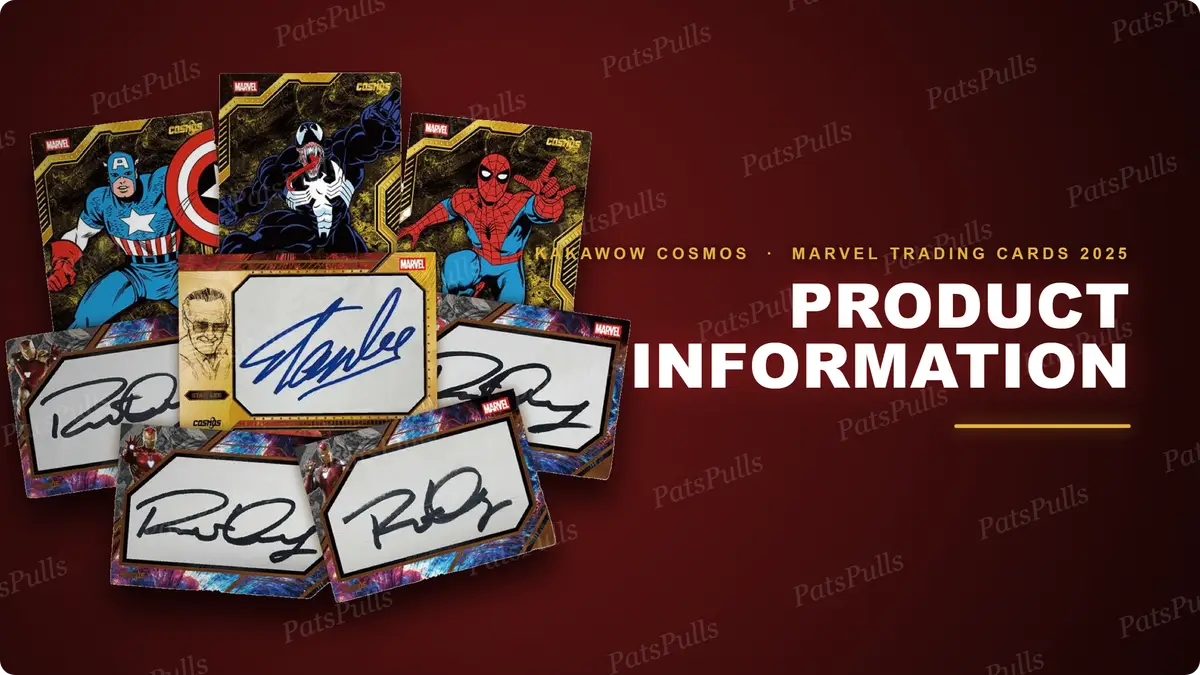 The best cards from Kakawow Marvel Cosmos trading cards - Venom, Spider-man, Captain America, Stan Lee, and Robert Downey Jr cut signature 1 of 1