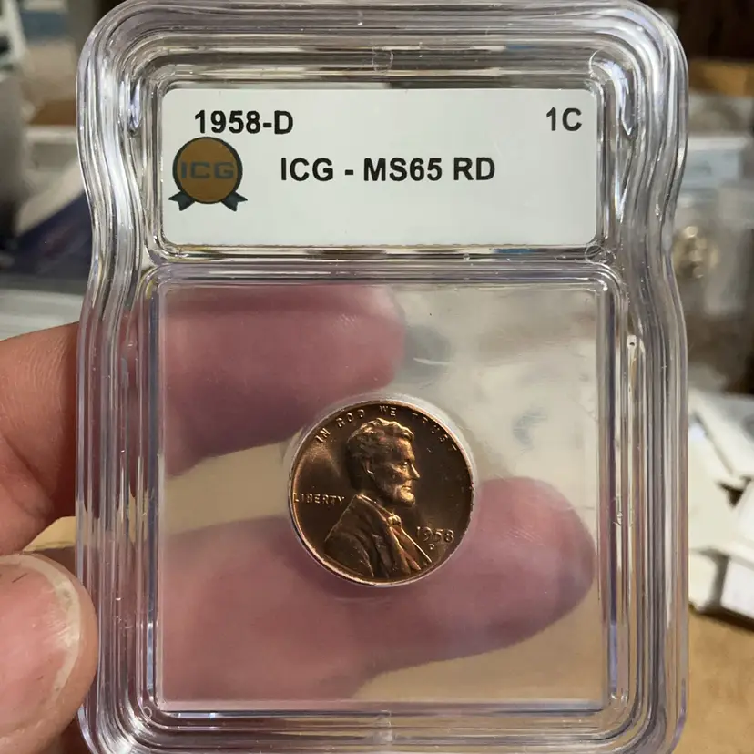 1958D MS 65 Red