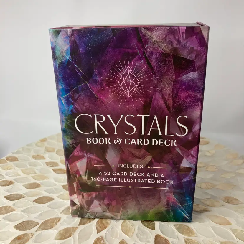 Crystals Book & Card Deck! 52 Cards And A 160 Page Illustrated Book!