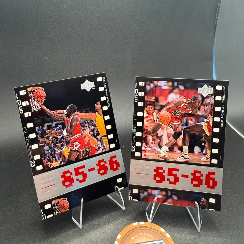 Michael Jordan 2-card Lot 1998 Upper Deck Chicago Bulls