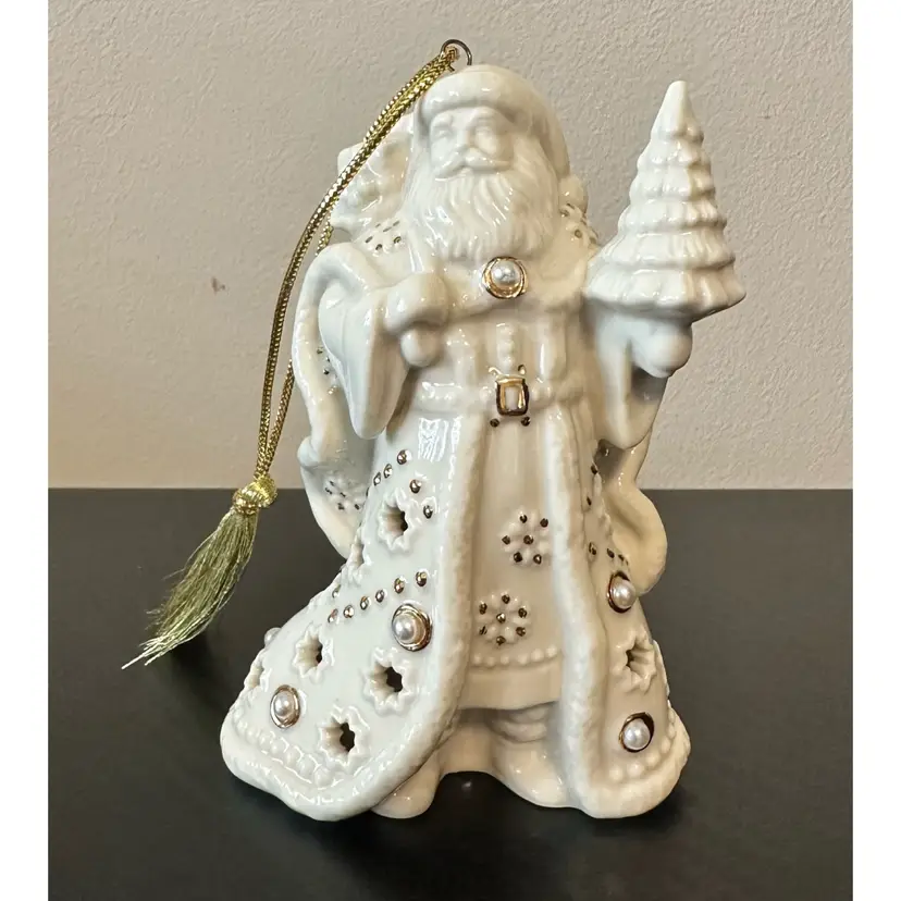 Lenox Ornament Florentine & Pearl Santa
