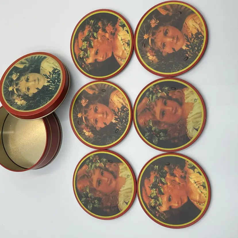 Victorian Style Coaster Set (6)